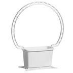 21 White Rectangular Baskets, 18-Case
