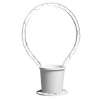17 x 24.5 Round White Basket, 24-Case