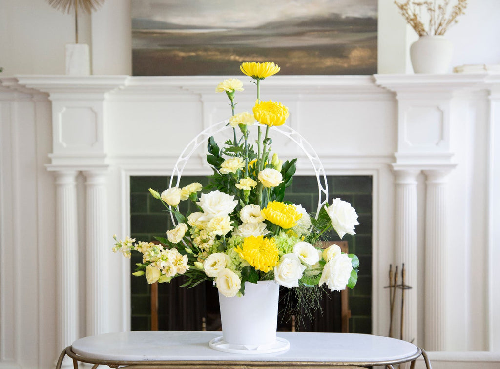 17 x 24.5 Round White Basket, 24-Case