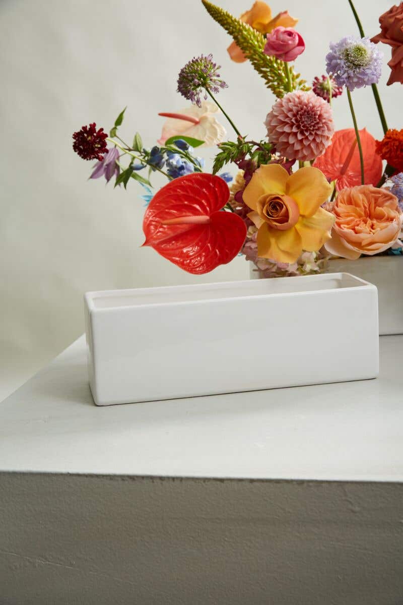 12x4 x4 Urban Ceramic Planter, 12-Case