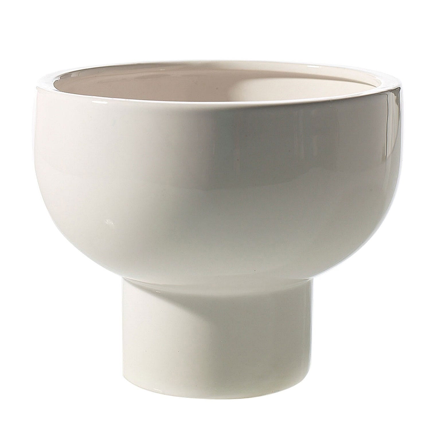 8 x 6.5 Orion White Ceramic Compote