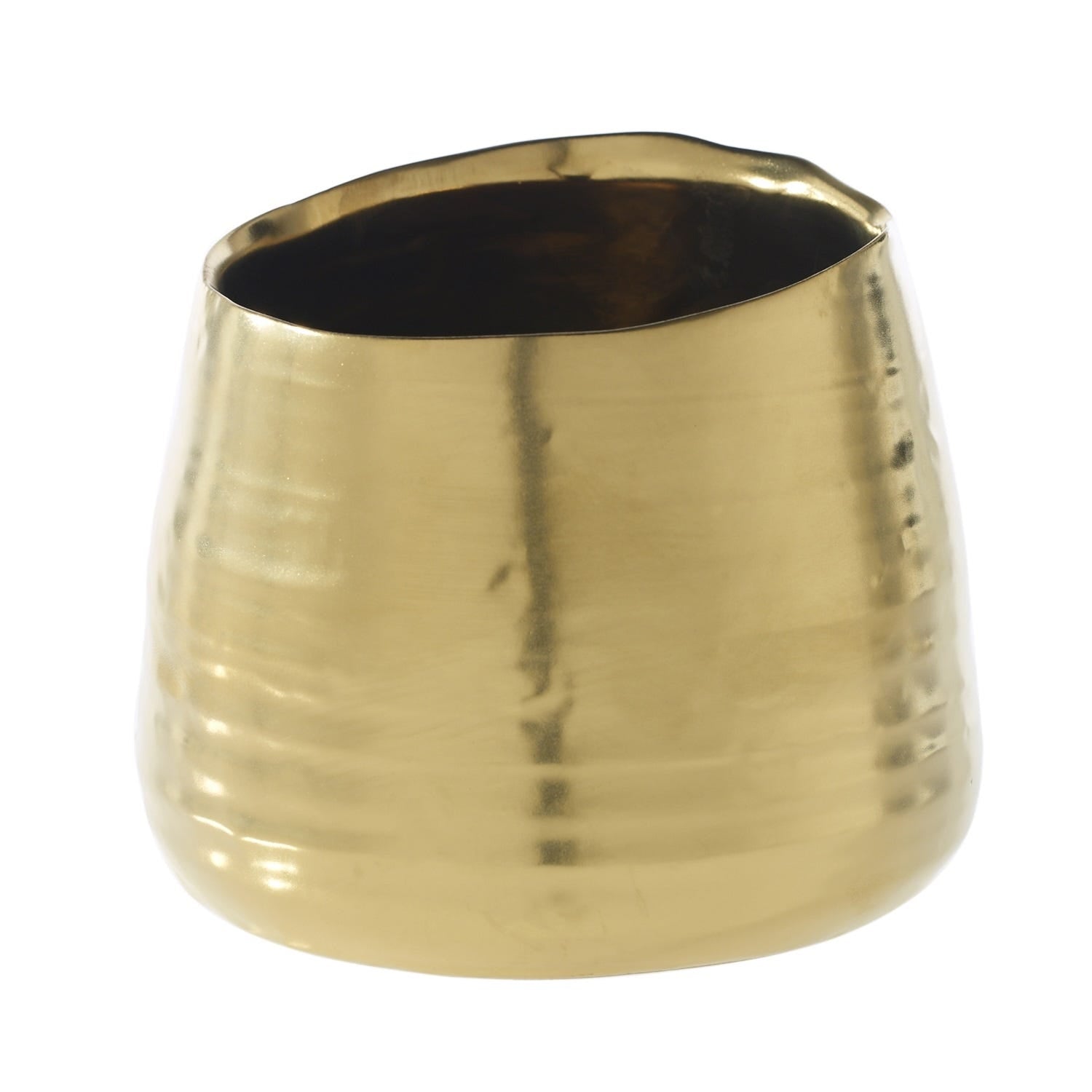5.5 x 4.5 Tegan Gold Ceramic Pot