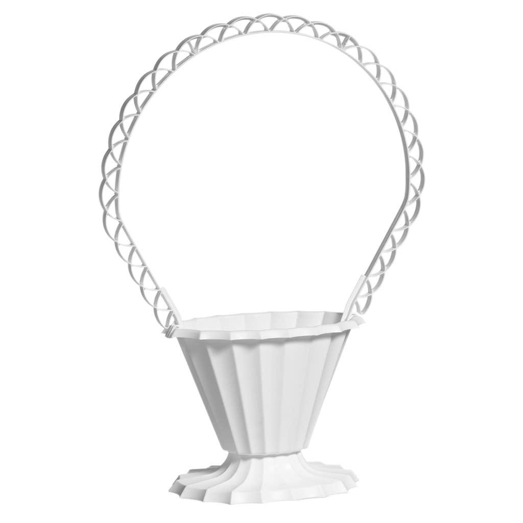 25 Plastic Fluted Basket, 18-Case