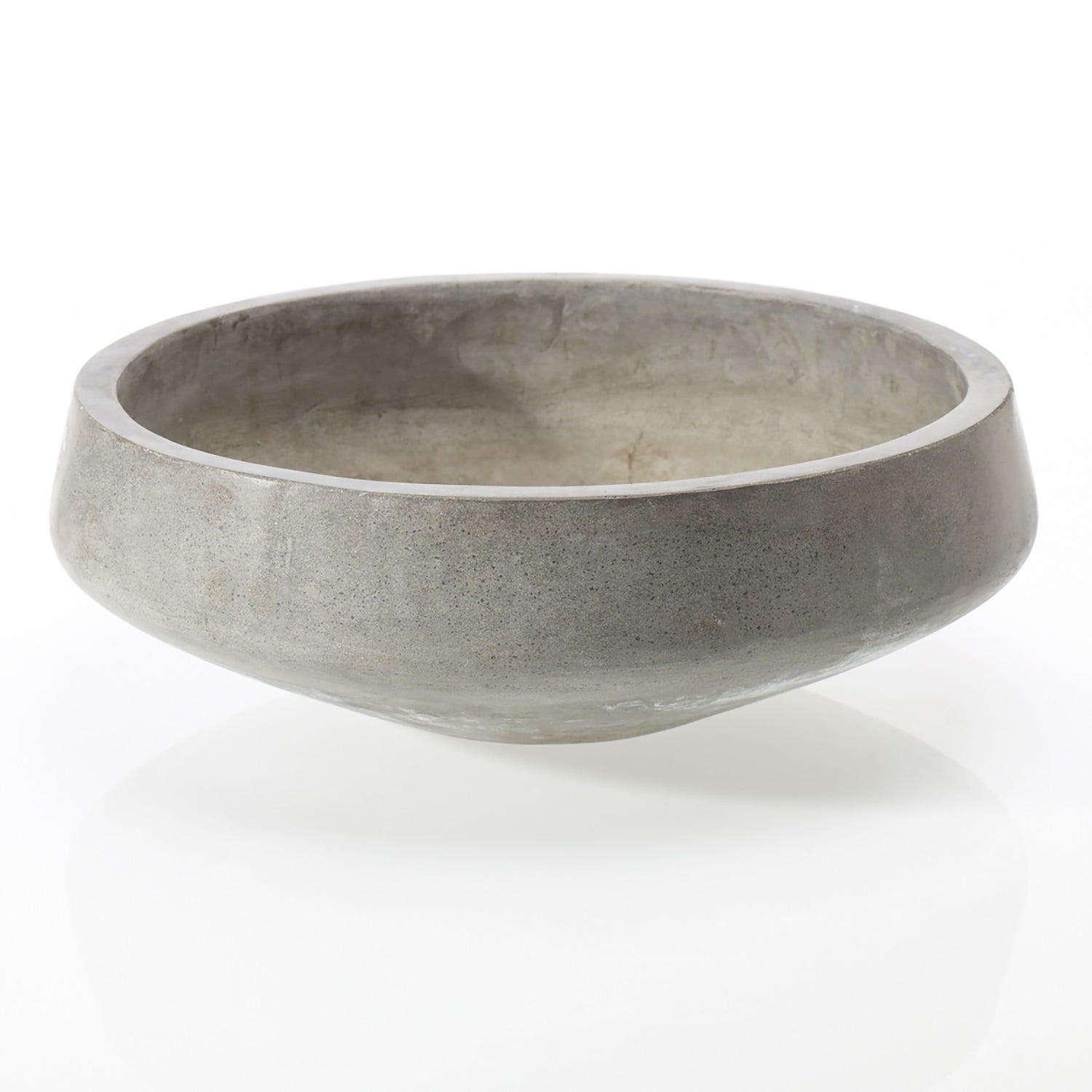 17.5 x 6 Newport Gray Concrete Bowl