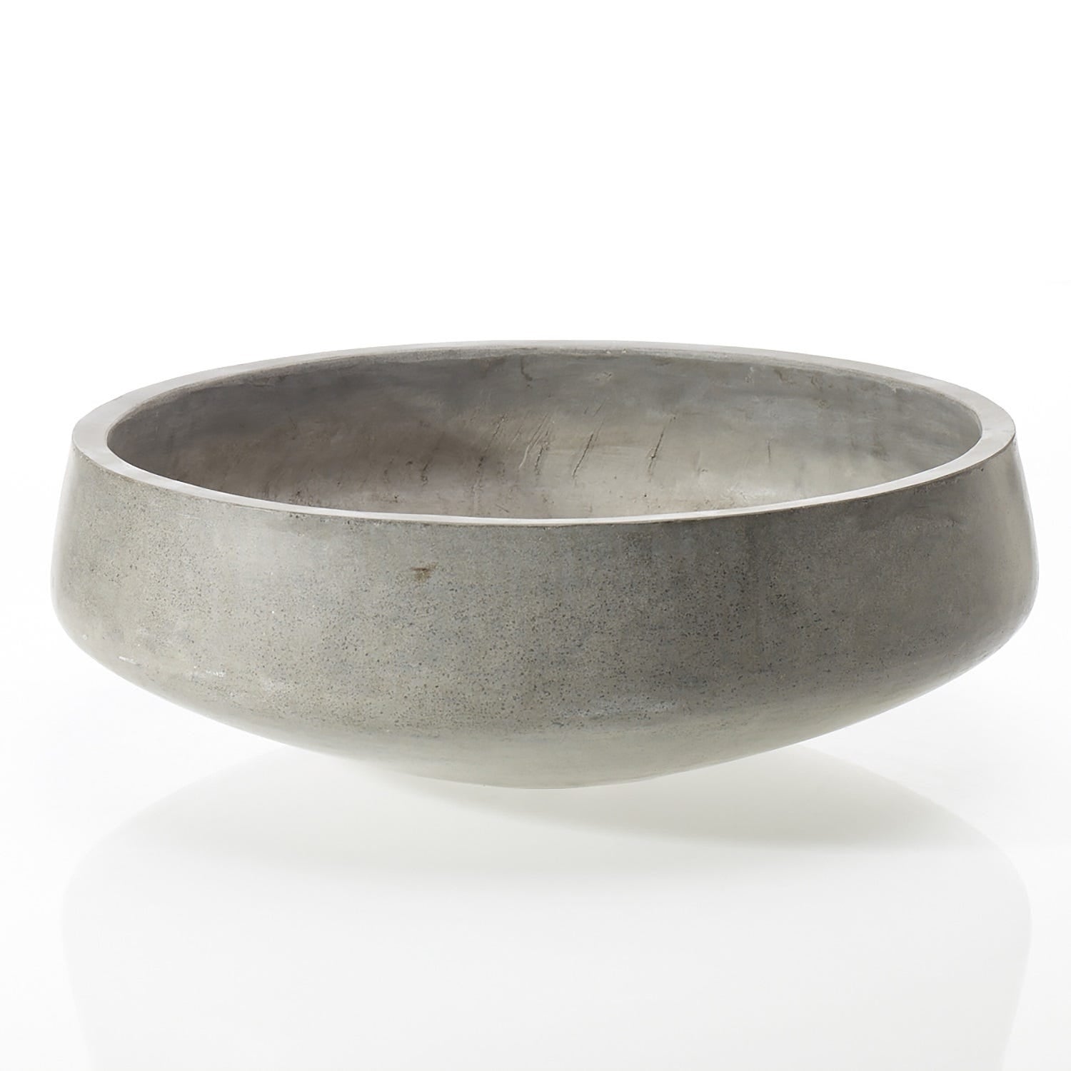 22 x 8 Newport Gray Concrete Bowl