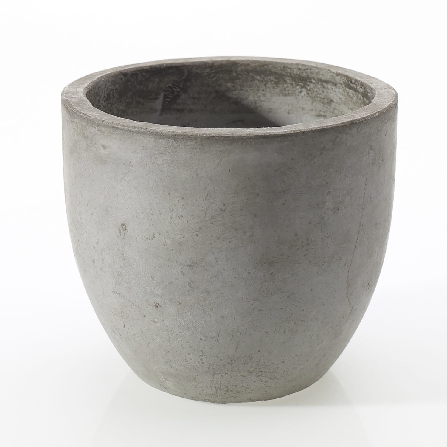 6.5 x 5.5 Newport Gray Concrete Pot