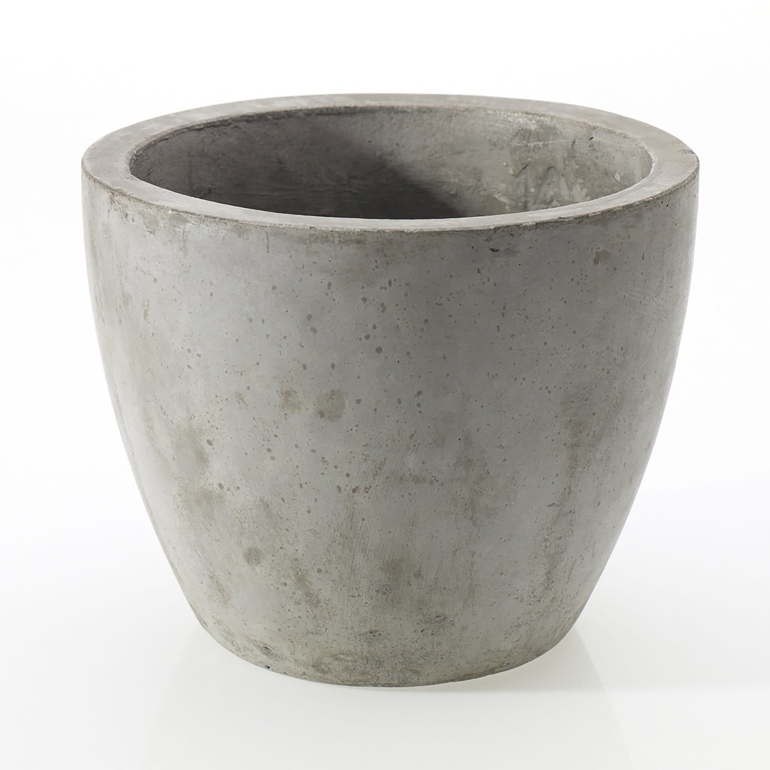 7.8 x 7 Newport Gray Concrete Pot