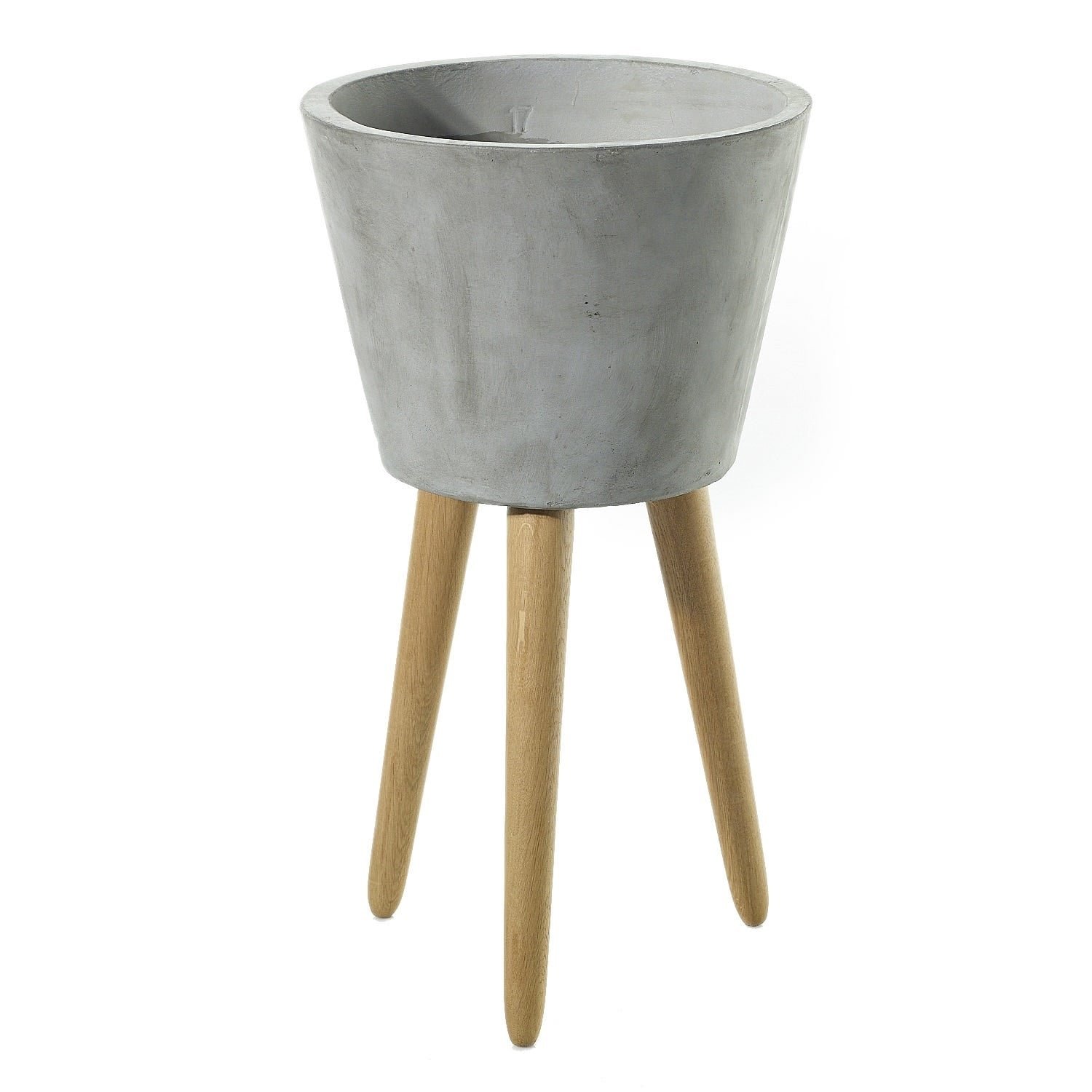 15 x 27 Newport Gray Concrete Pot