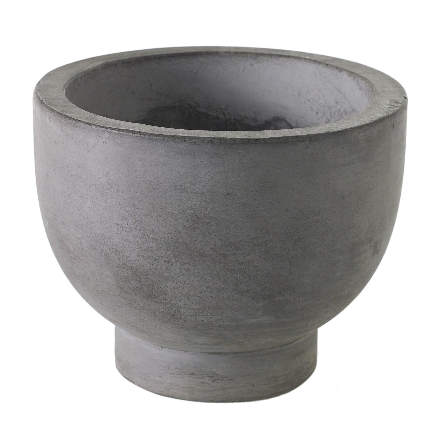 9 x 7.25 Newport Gray Concrete Compote