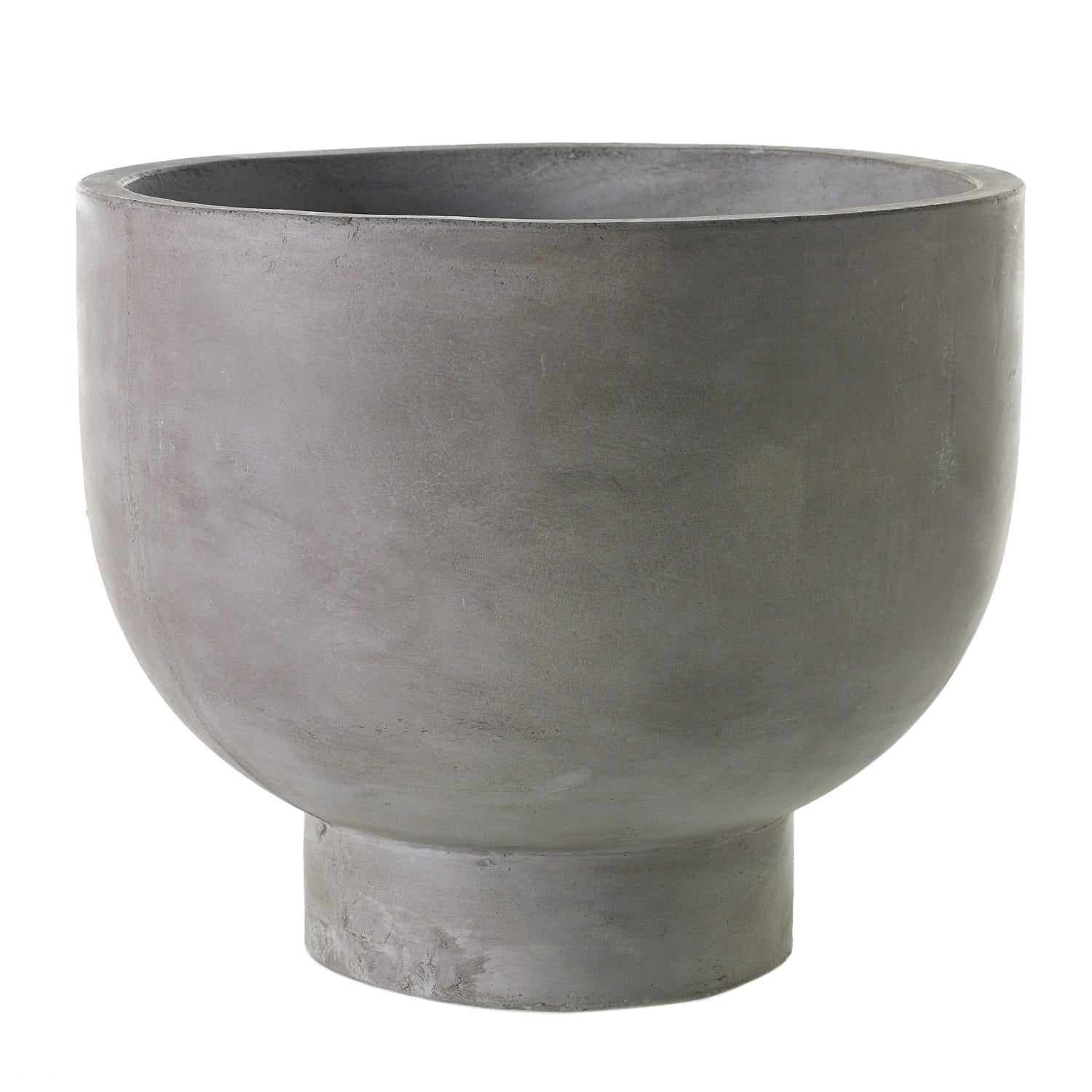 16.5 x 14 Newport Gray Concrete Compote