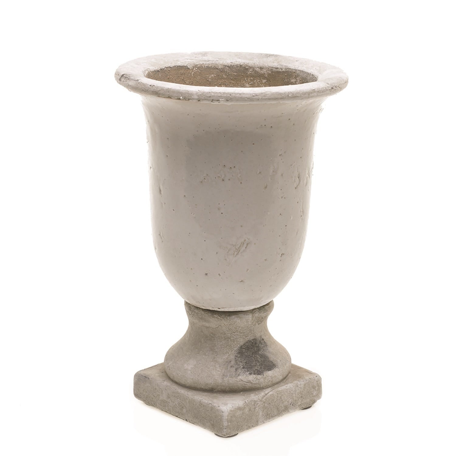 8 x 12 Destiny White Ceramic Urn