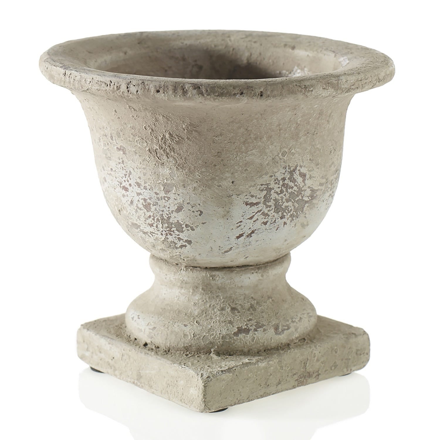7.75 x 7.25 Sanctuary White Ceramic Urn