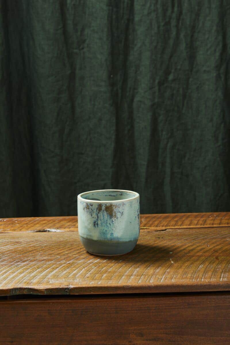 4.5x4 Mint Caribe Ceramic Pot, 32-Case