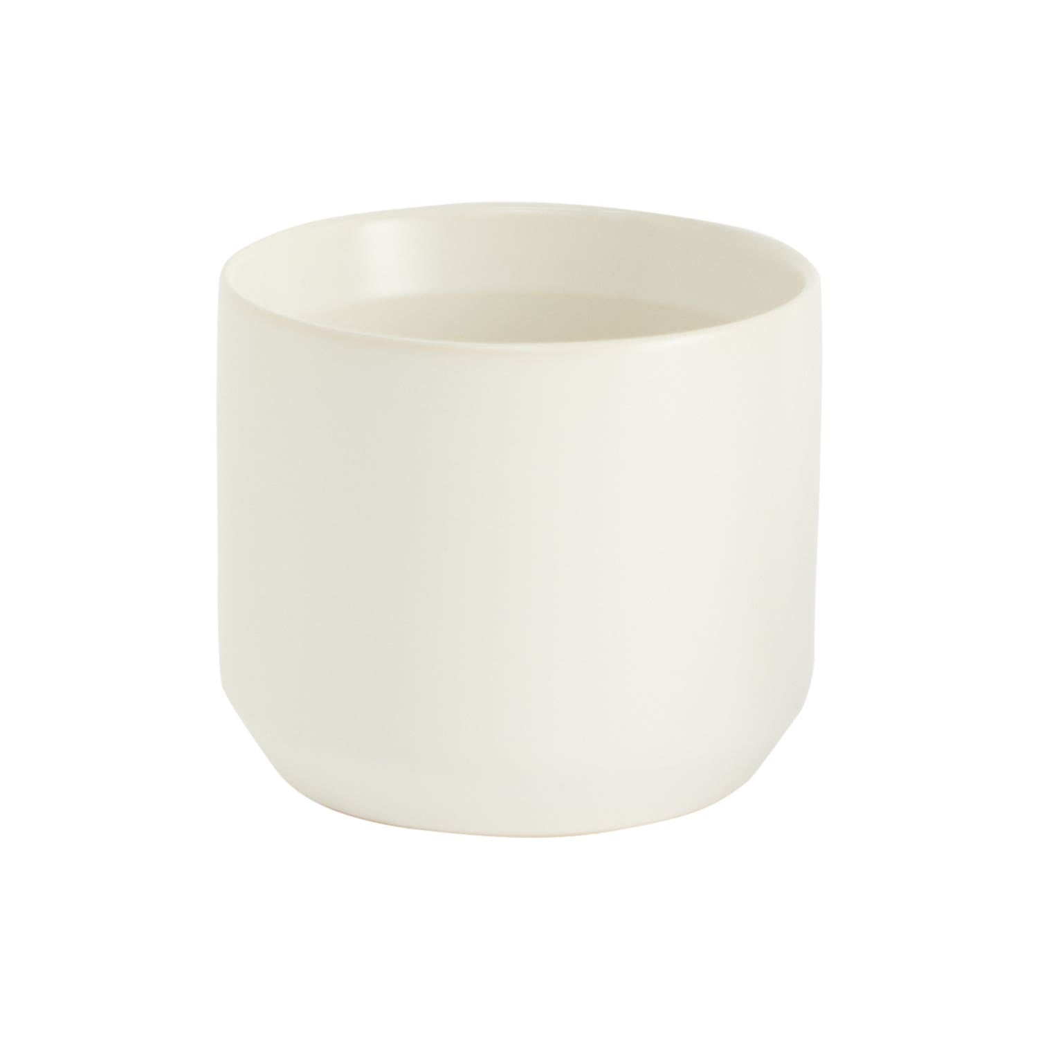 3.25 x 2.75 Kendall White Ceramic Pot