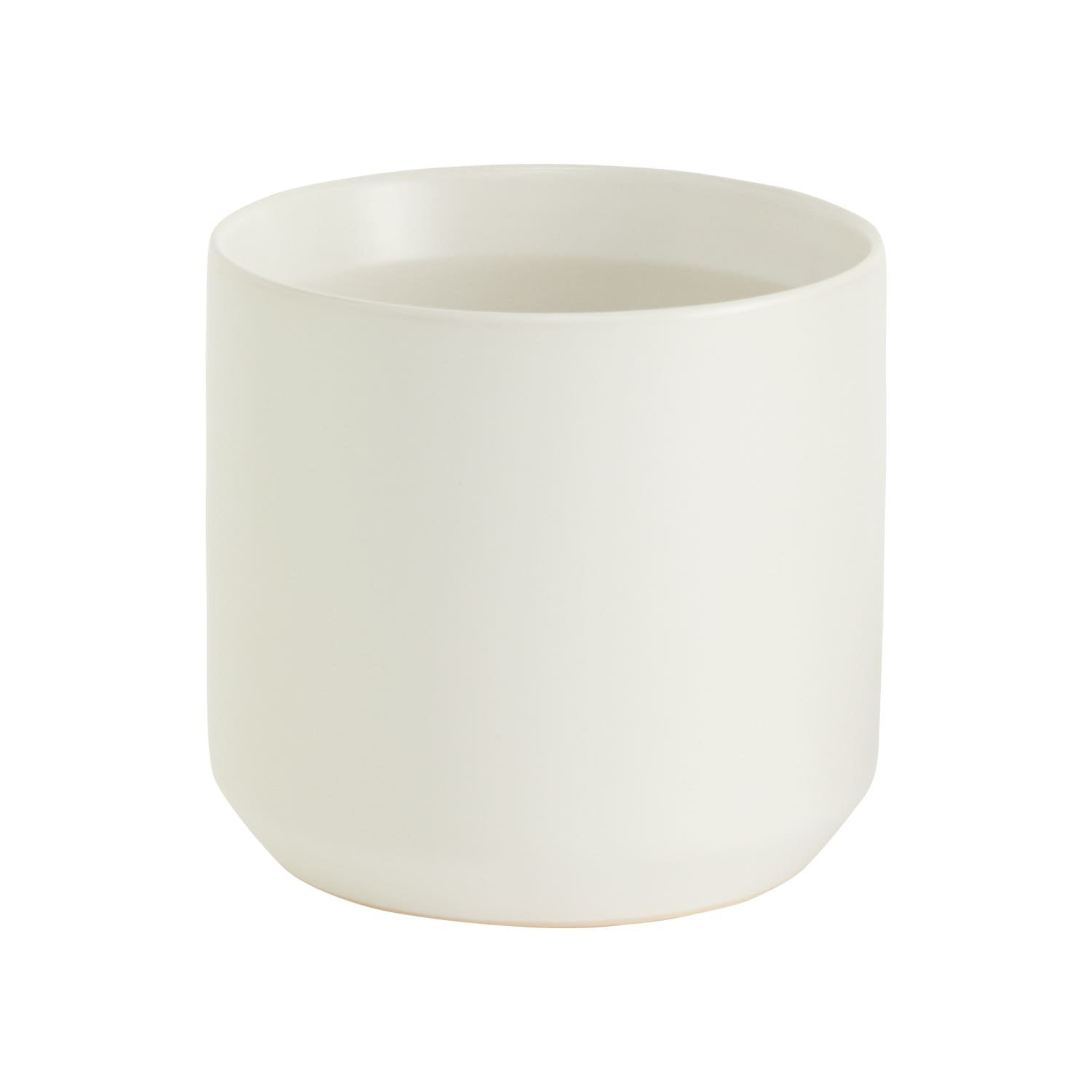 4.75 x 4.5 Kendall White Ceramic Pot