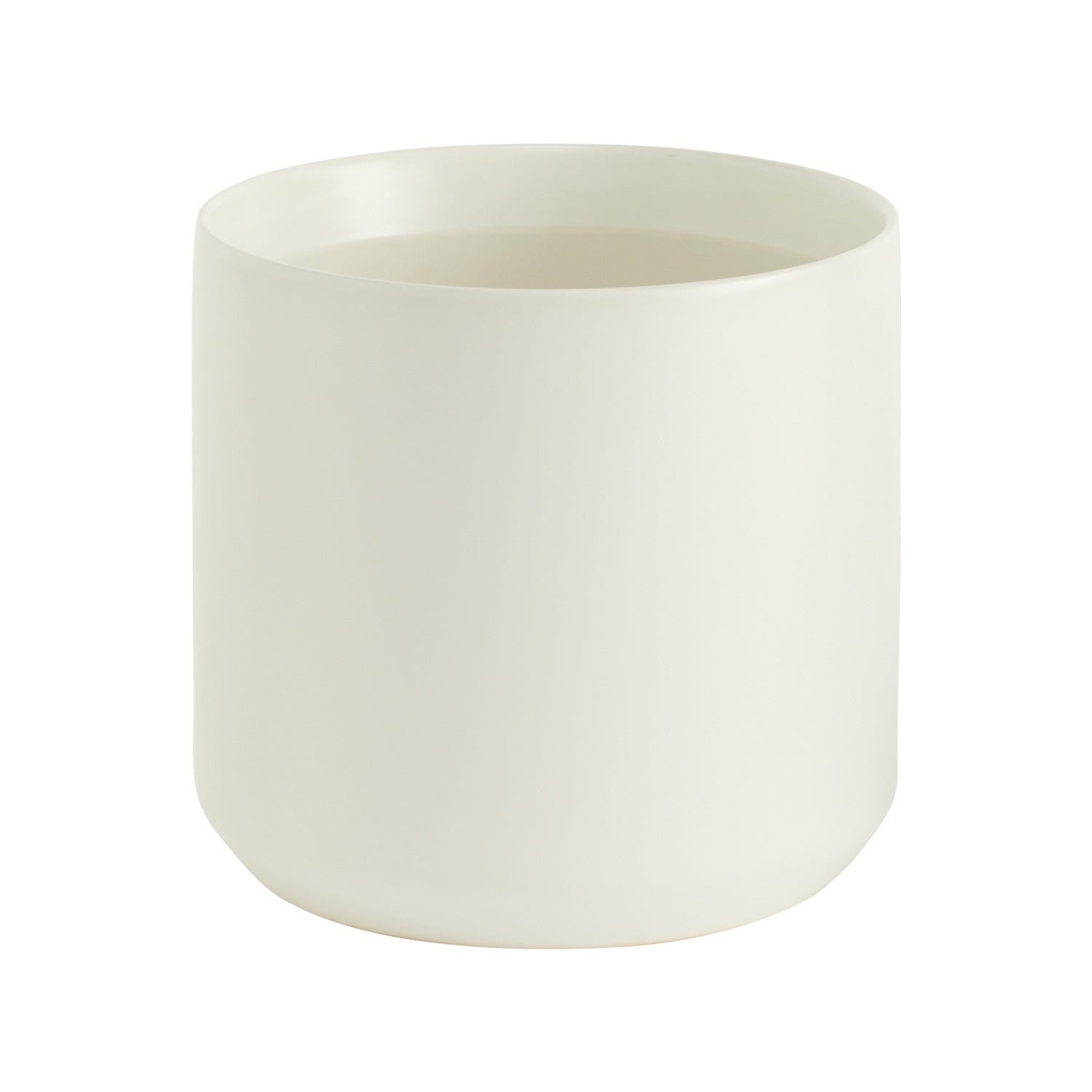 7 x 6.75 Kendall White Ceramic Pot