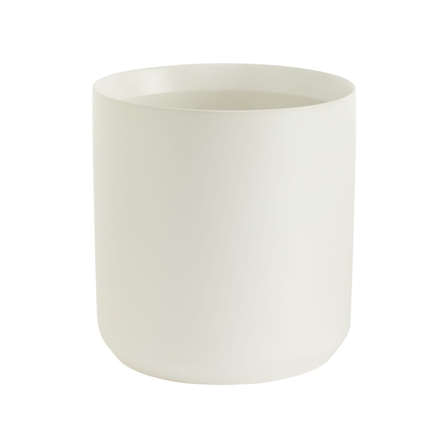 8.5 x 9 Kendall White Ceramic Pot