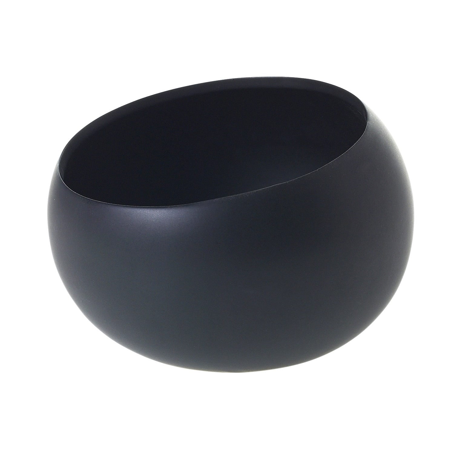 7.5 x 5.25 Simply Black Ceramic Bowl