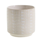 4.75 Zati White Ceramic Pot, 16-Case