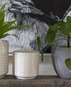 4.75 Zati White Ceramic Pot, 16-Case