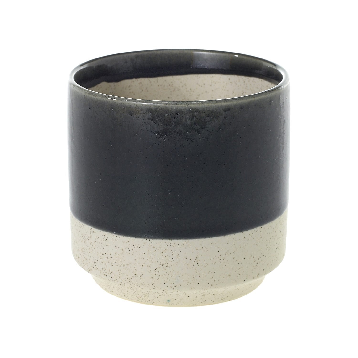 4.5 x 4.5 Miguel Black Ceramic Pot