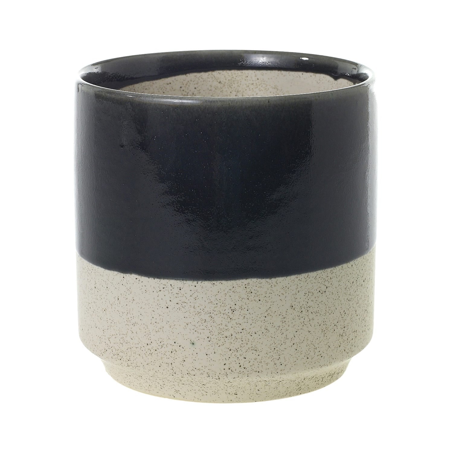 6.25 x 6.25 Miguel Black Ceramic Pot