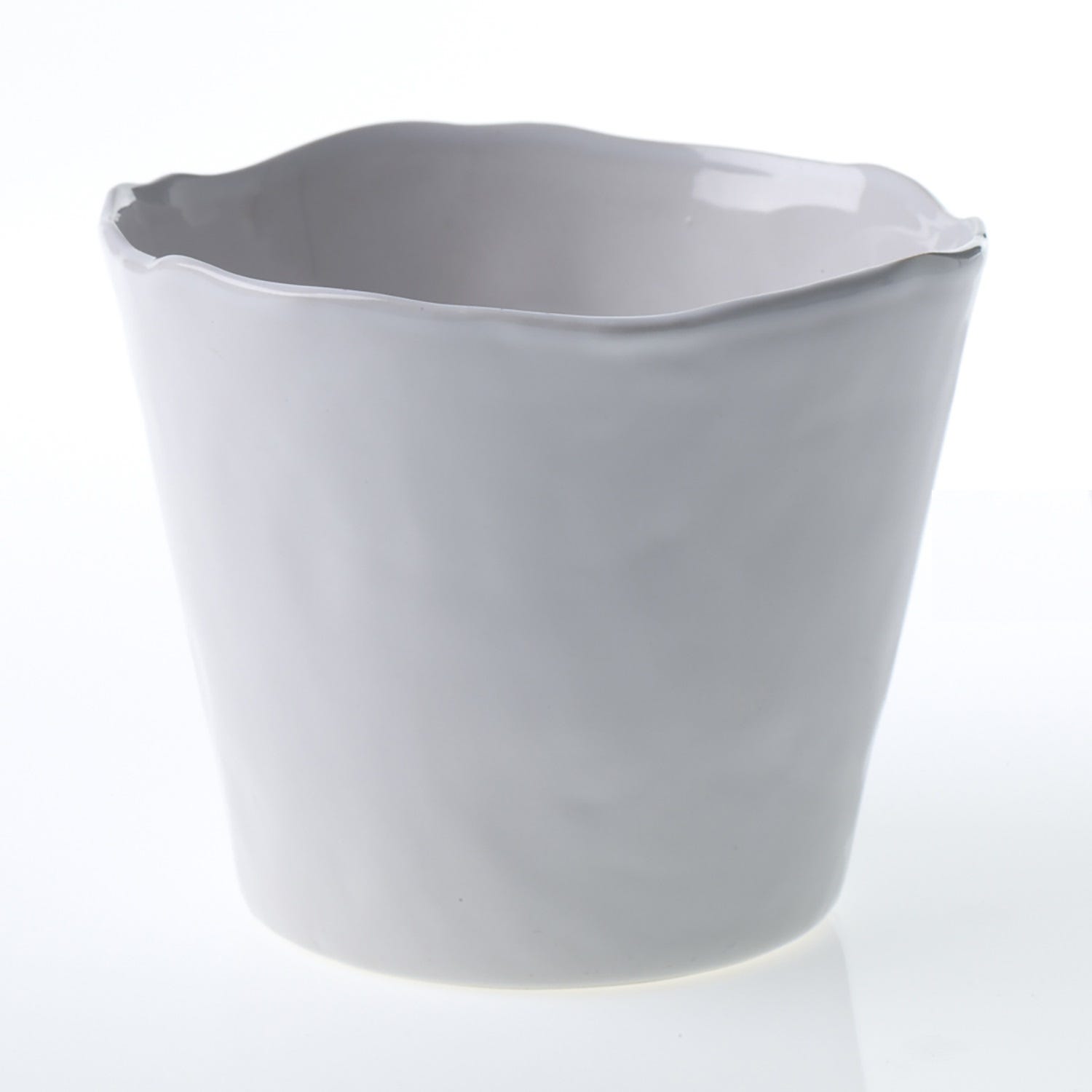 5 x 4.25 Journey Ceramic White Pot