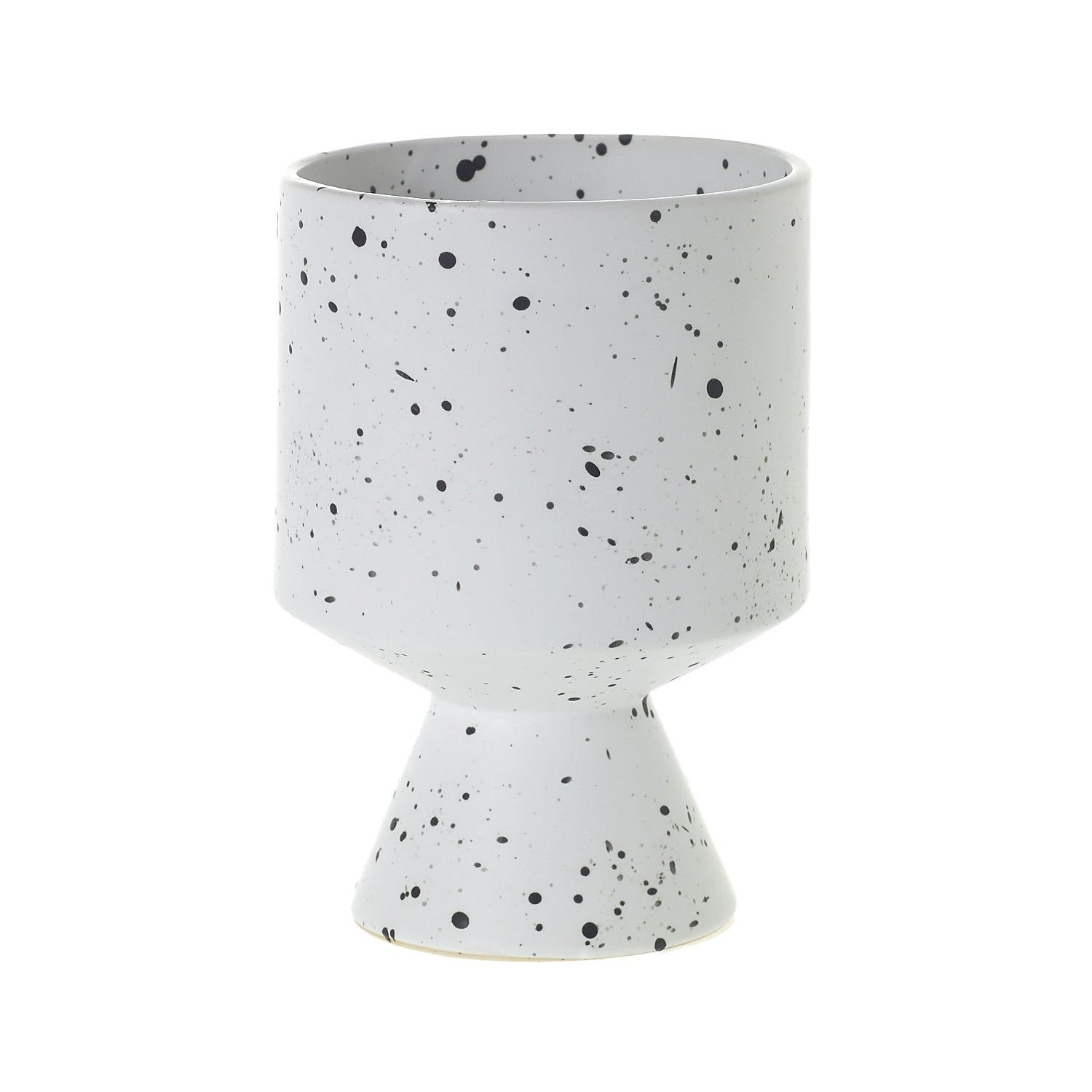 5.25 x 7.5 Devil White Ceramic Pot