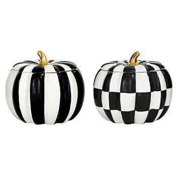 4.25" Assorted Ceramic Pumpkins