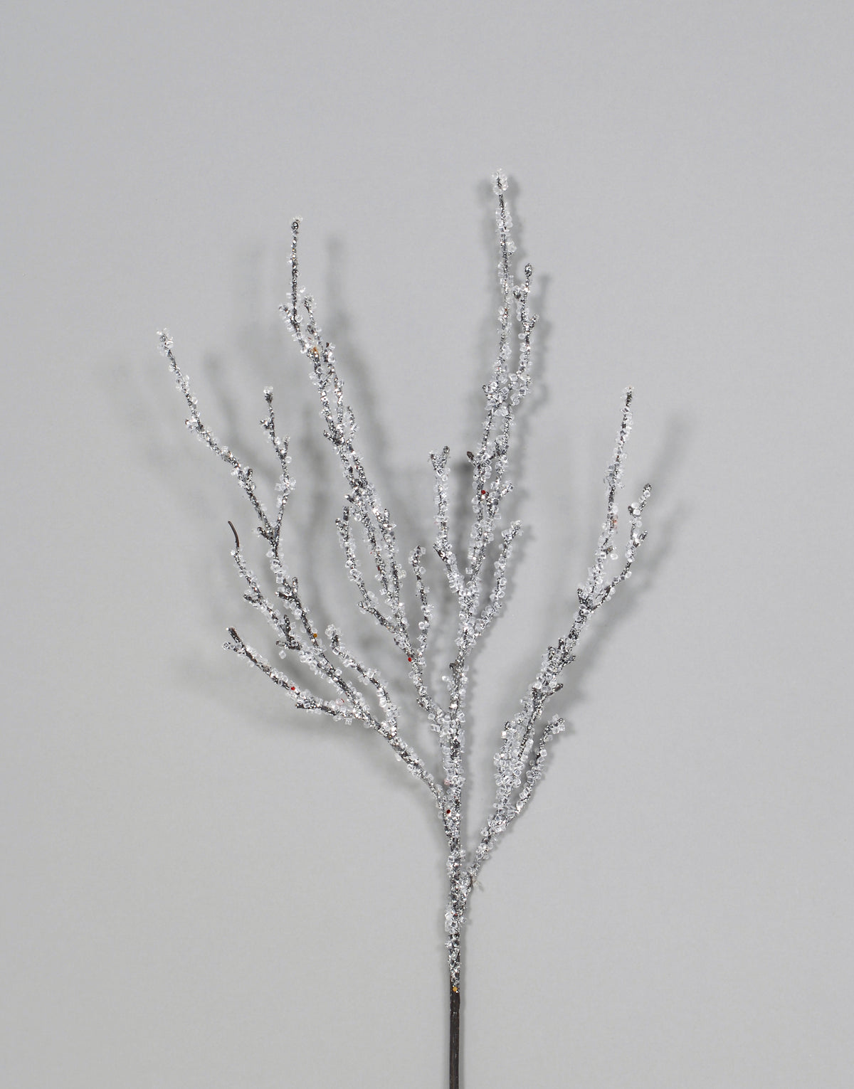 25" Iced Twig Spray