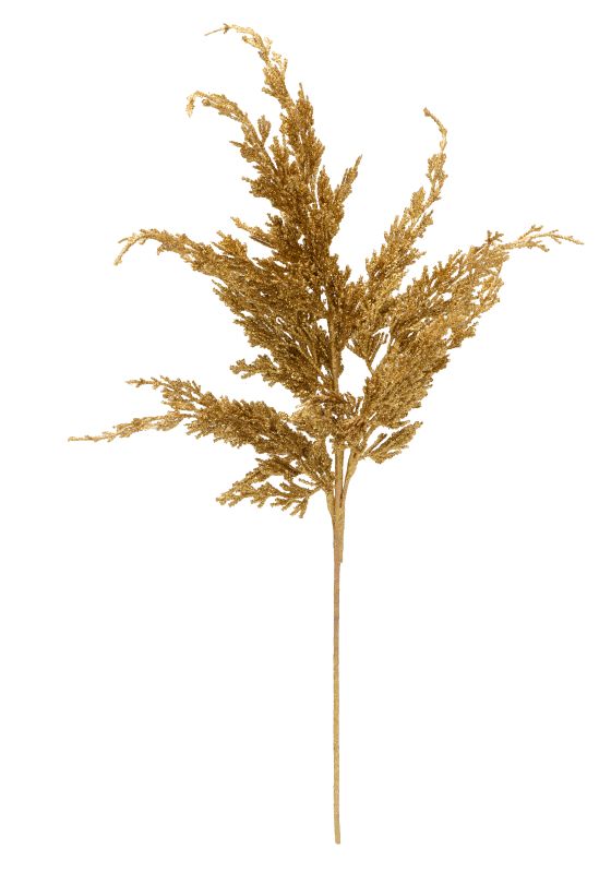31"Gold Glittered Cedar Spray