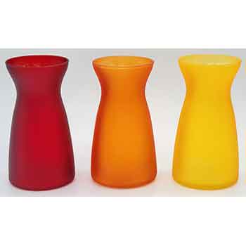 3 Assorted Fall Frosted Vibe Vase