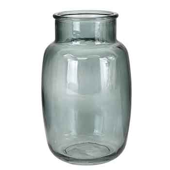 7.75" Eucalyptus Dena Glass Ava Vase