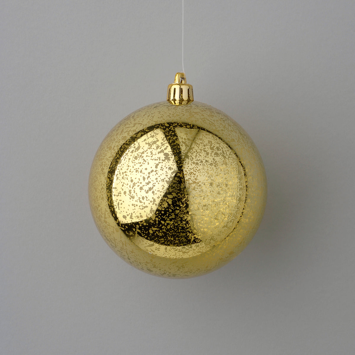 100MM Shiny Gold Mercury Ball Ornament