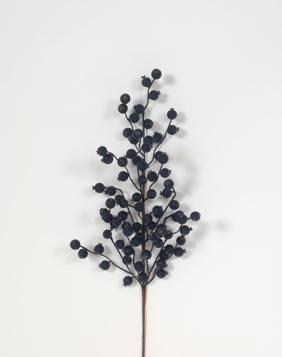 Blue Styro Berry Spray 24"