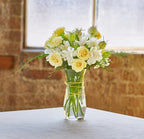 Clear Glass Paragon Vases 8.25", 12-Case