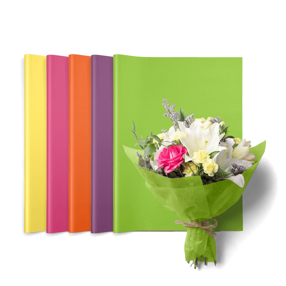 24 x 36" Tropical Sunset Skies Assortment Waxed Tissue, 400-Sheets