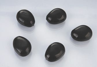 2-3 cm Black Natural River Rocks