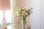 10.625 Clear Glass Bella Vases, 6-Case
