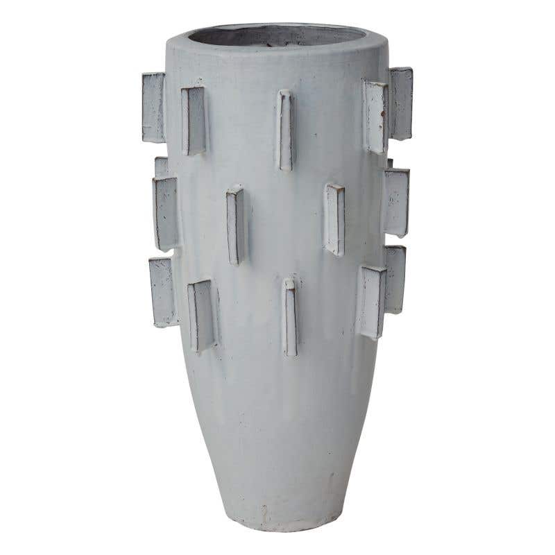 16.5 x 31.75 White Ari Planter