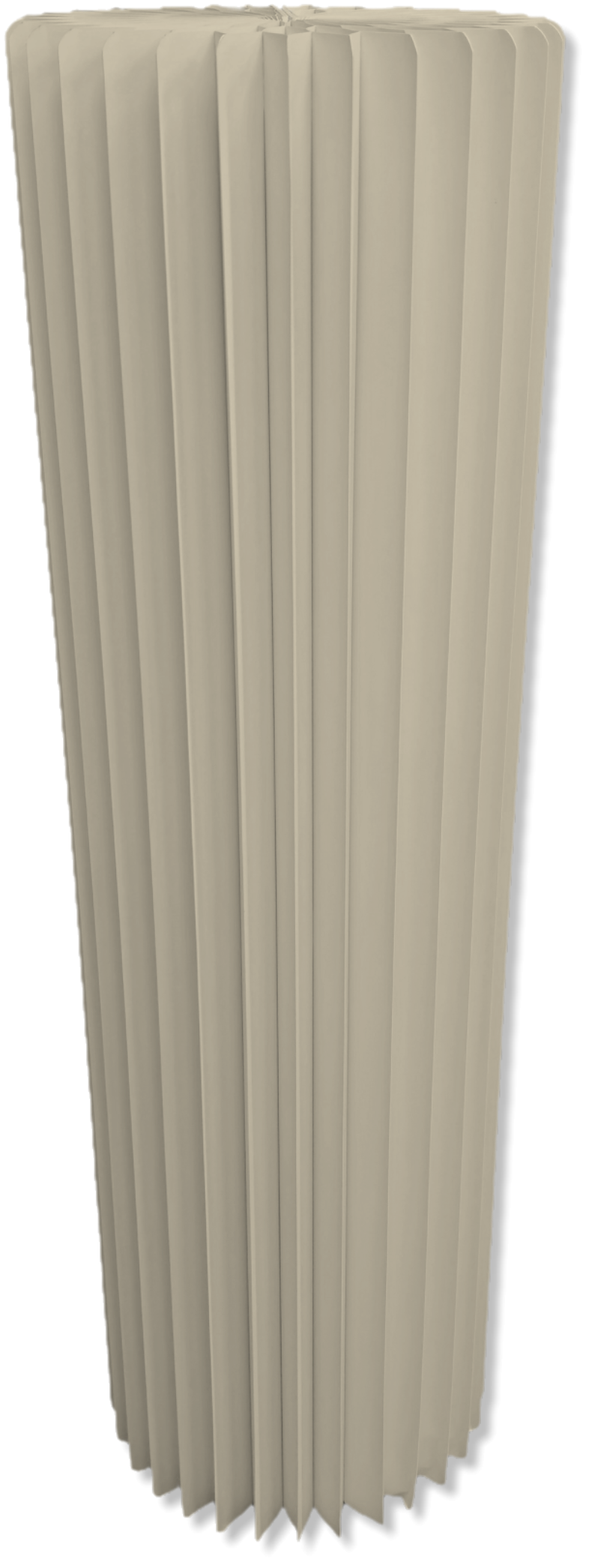 Ivory Accordion Stand Cylinder 11.8 x 39.3