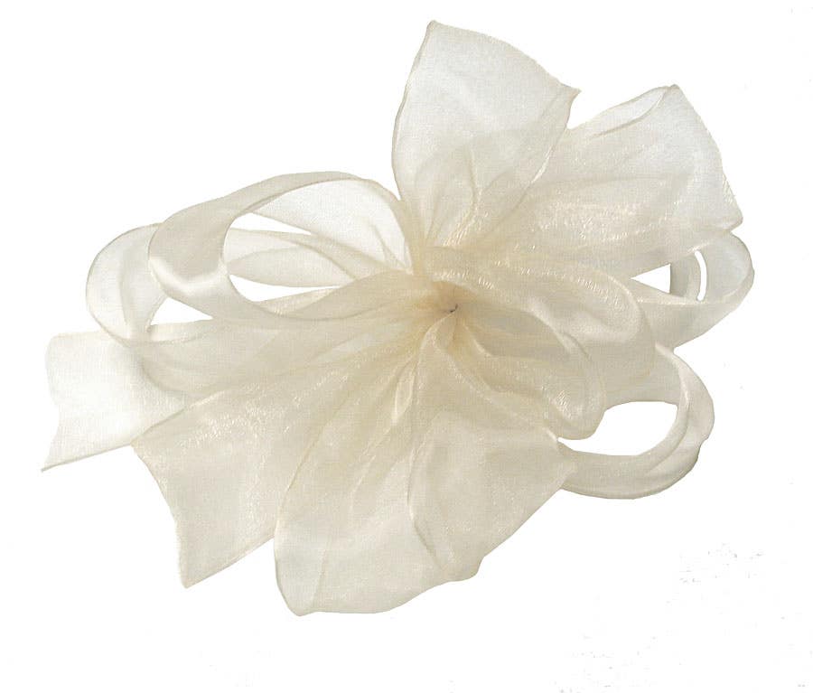 #9 Cream Sheer Ribbon, 100-Yards