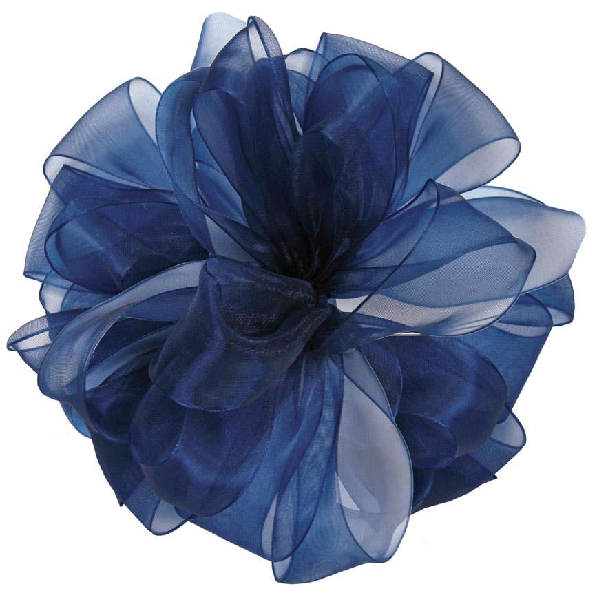 #9 Navy Sheer Ribbon, 100-Yards