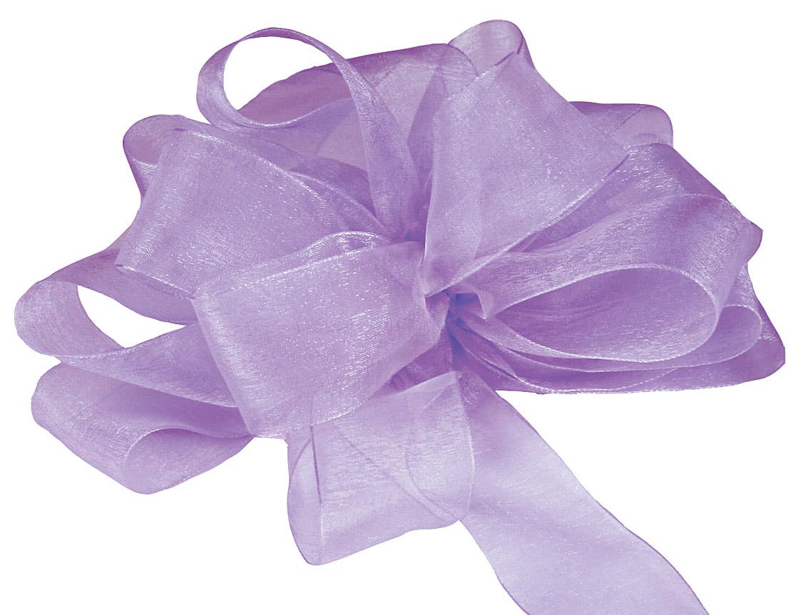 #9 Orchid Purple Sheer Ribbon, 100-Yards