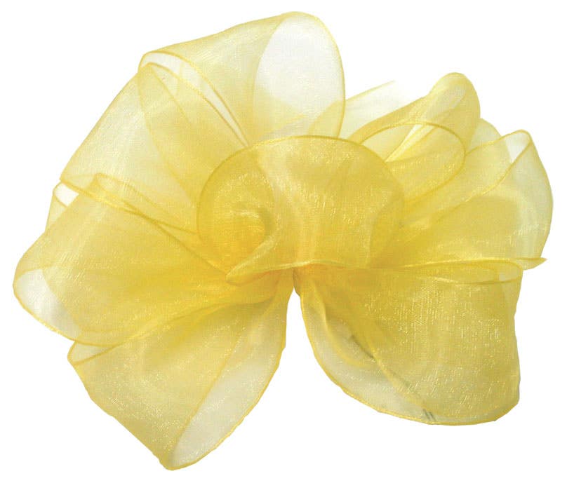 #3 Yellow Sheer Ribbon, 100-Yards