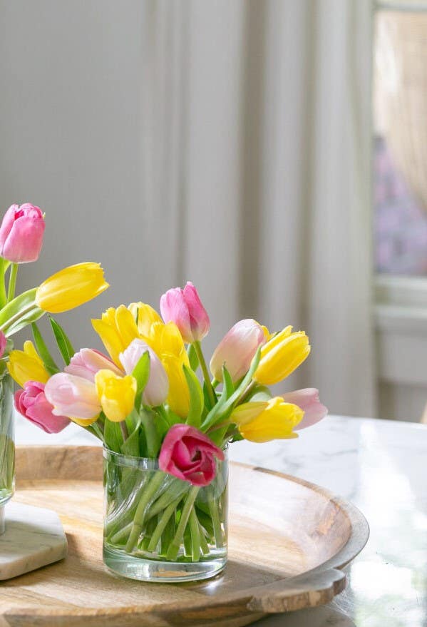 4 x 4 Clear Cylinder Vases, 12-Case