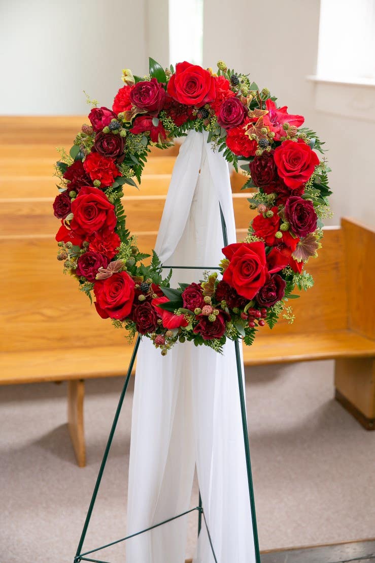 18 Green Foam Wreath, 2-Case