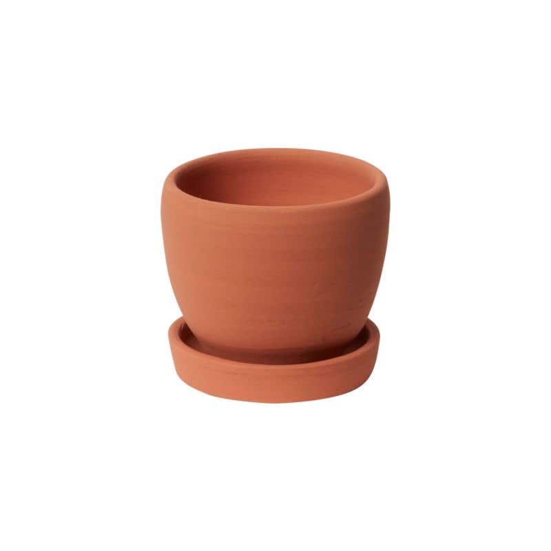 3.25 x 3 Orange Baden Ceramic Pots, 36