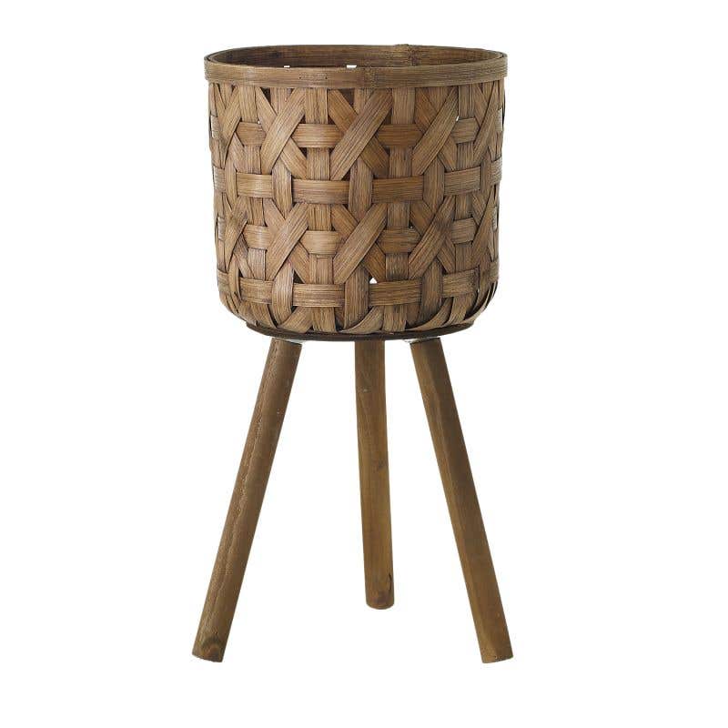 10.75 Rustic Bam Wood Basket