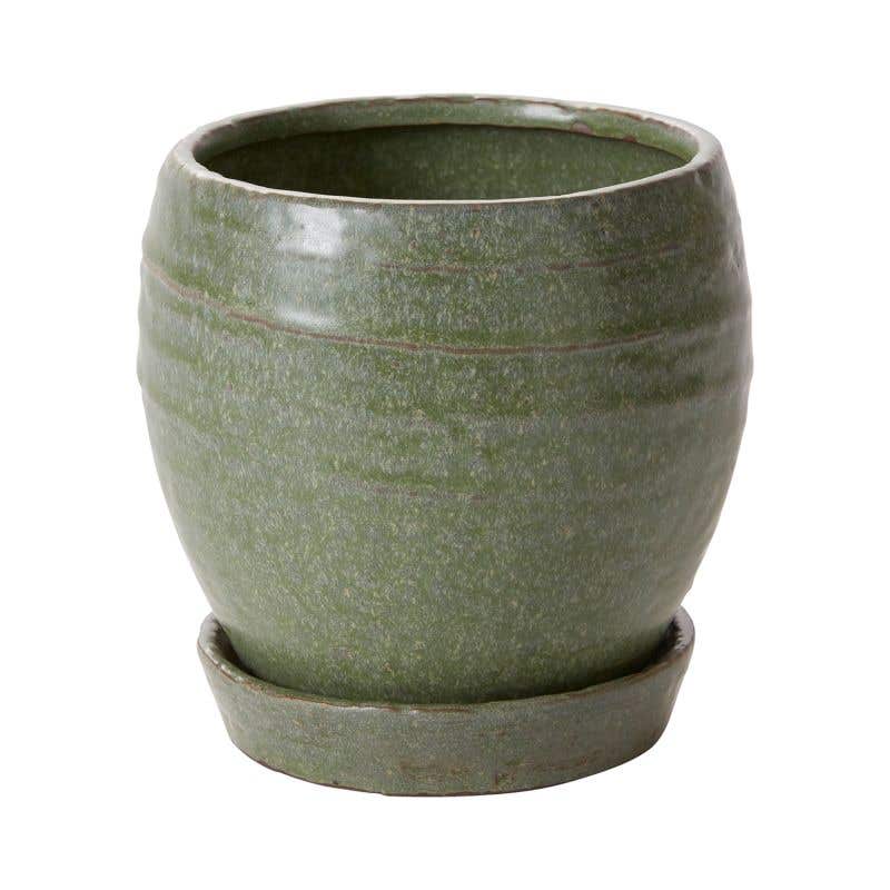 5.25x5x5.5 Green Bradford Pot, 16-Case